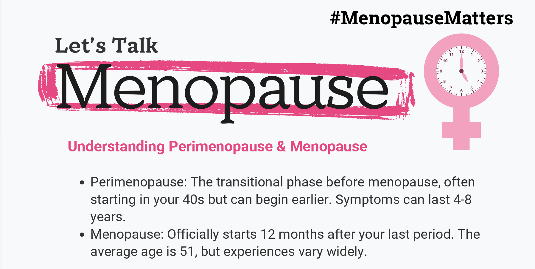 Let's Talk Menopause
